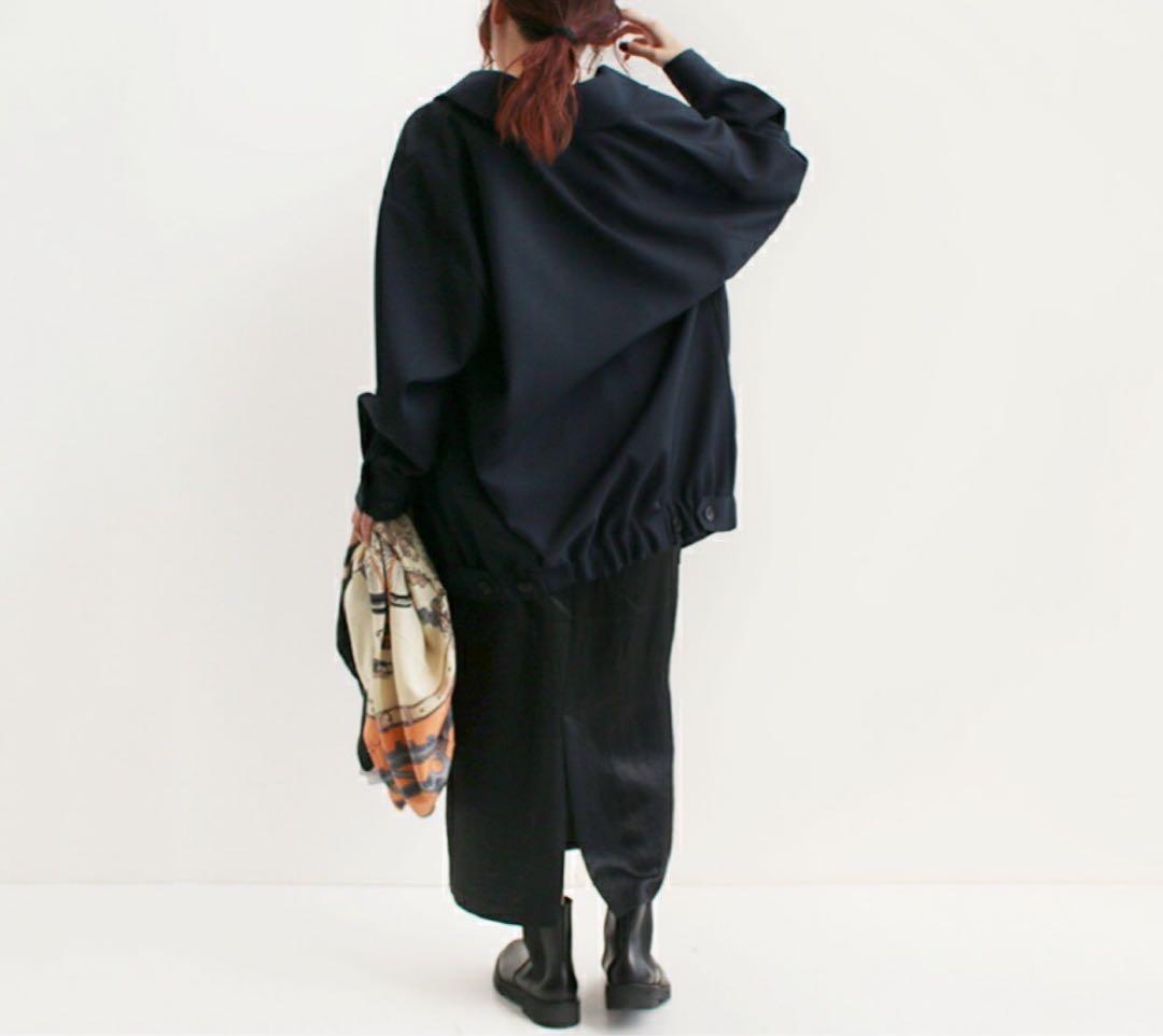 【ミズイロインド】ハリントンジャケット　ネイビー