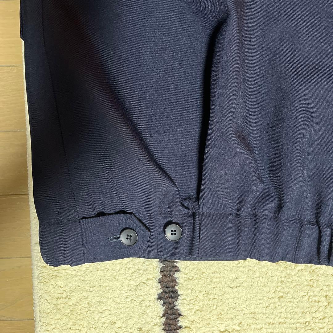 【ミズイロインド】ハリントンジャケット　ネイビー