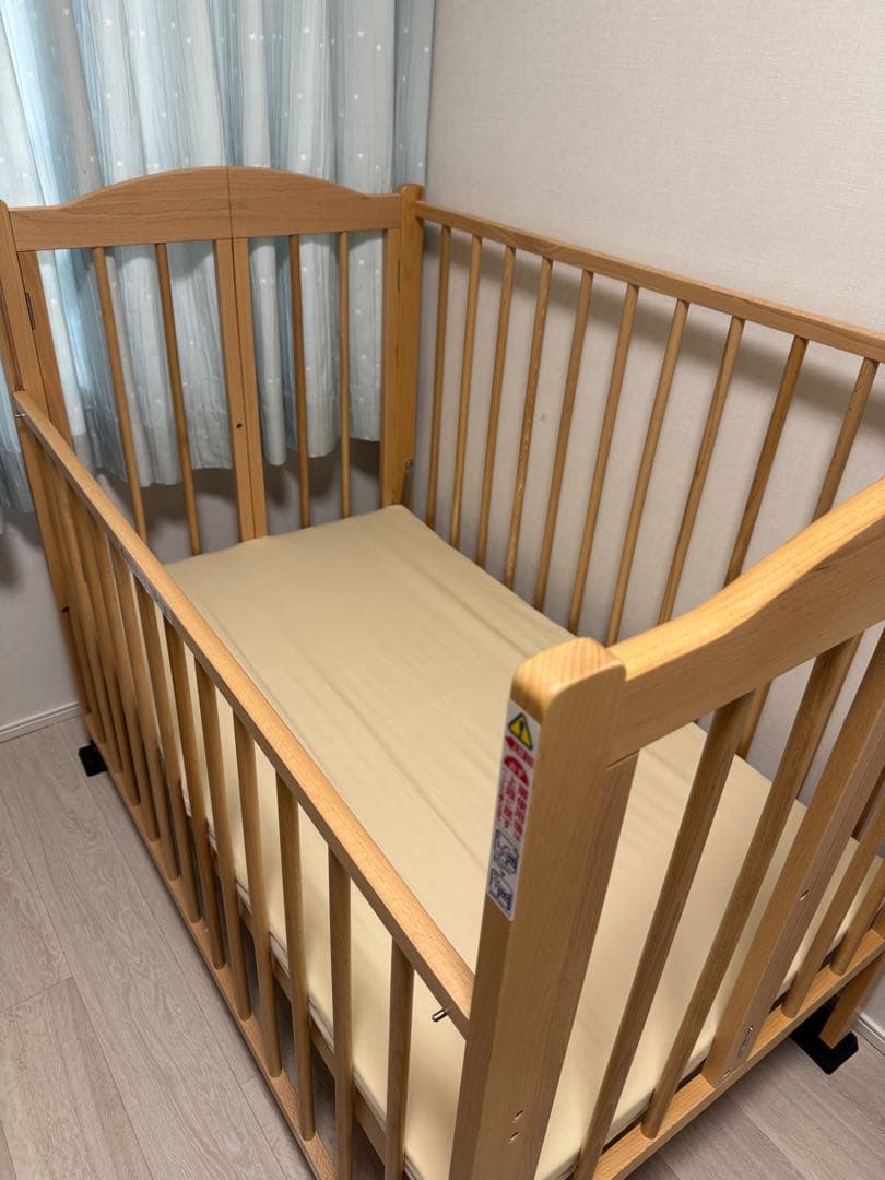 石崎家具　スリーピー　ワンタッチベビーベッド　パル　通常サイズ