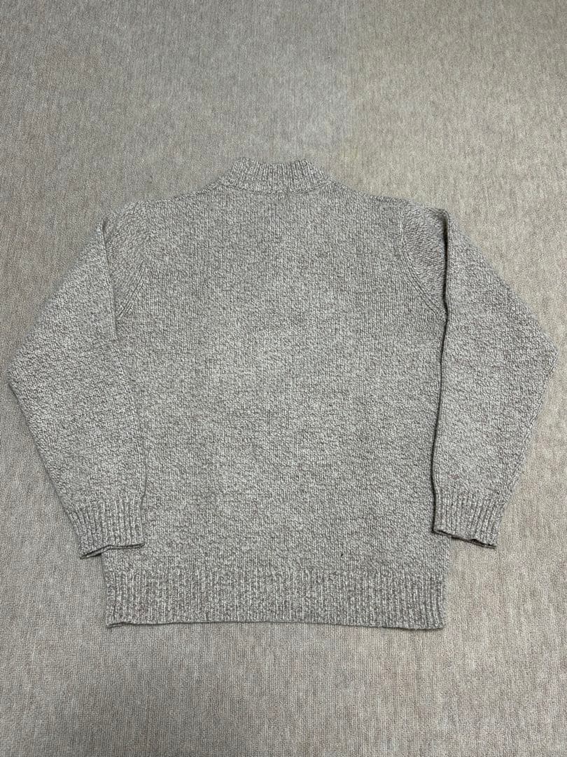 L.L.Bean ヘンリー・セーター　100%ラムウール グレー L