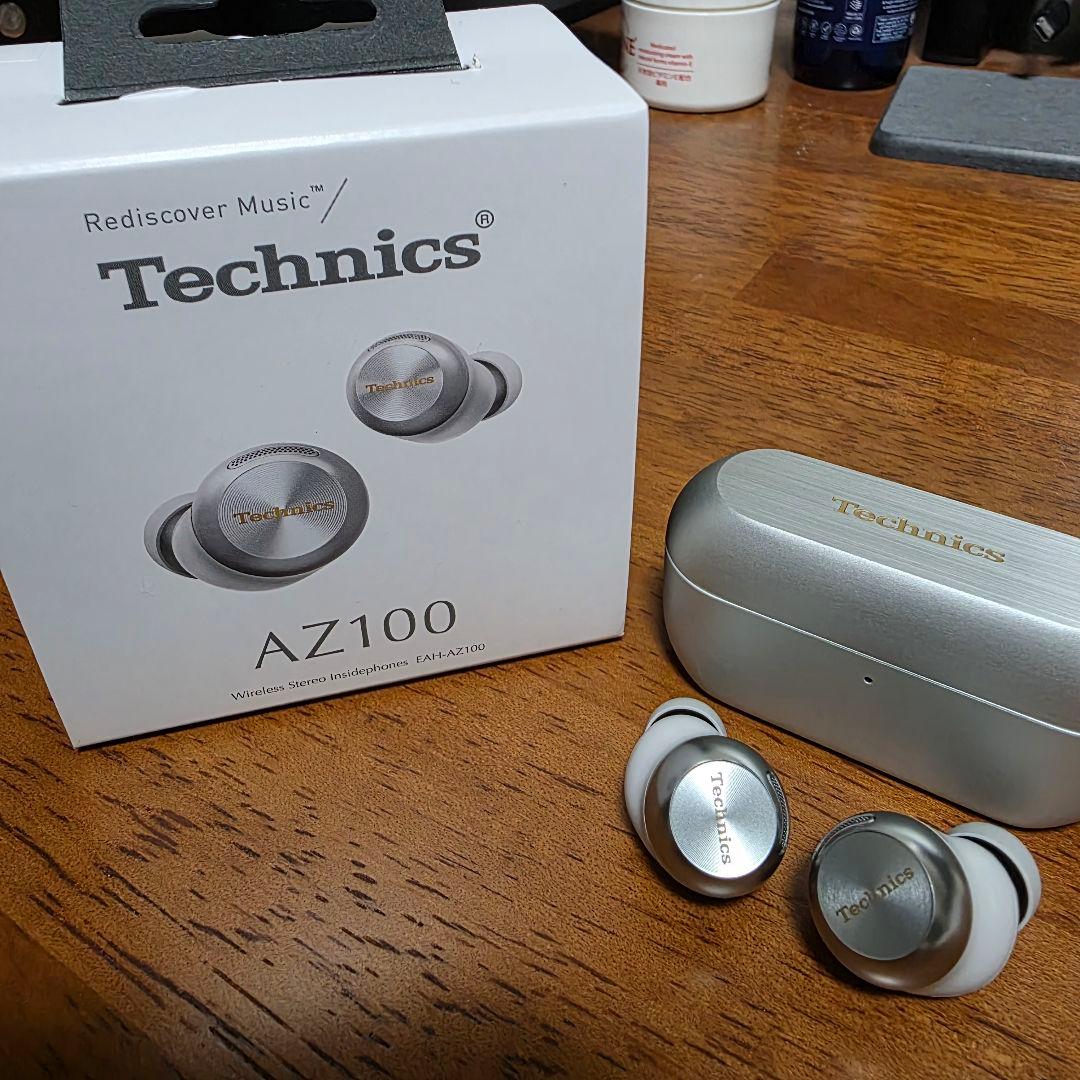 Technics 完全ワイヤレスイヤホン EAH-AZ100 シルバー 中古