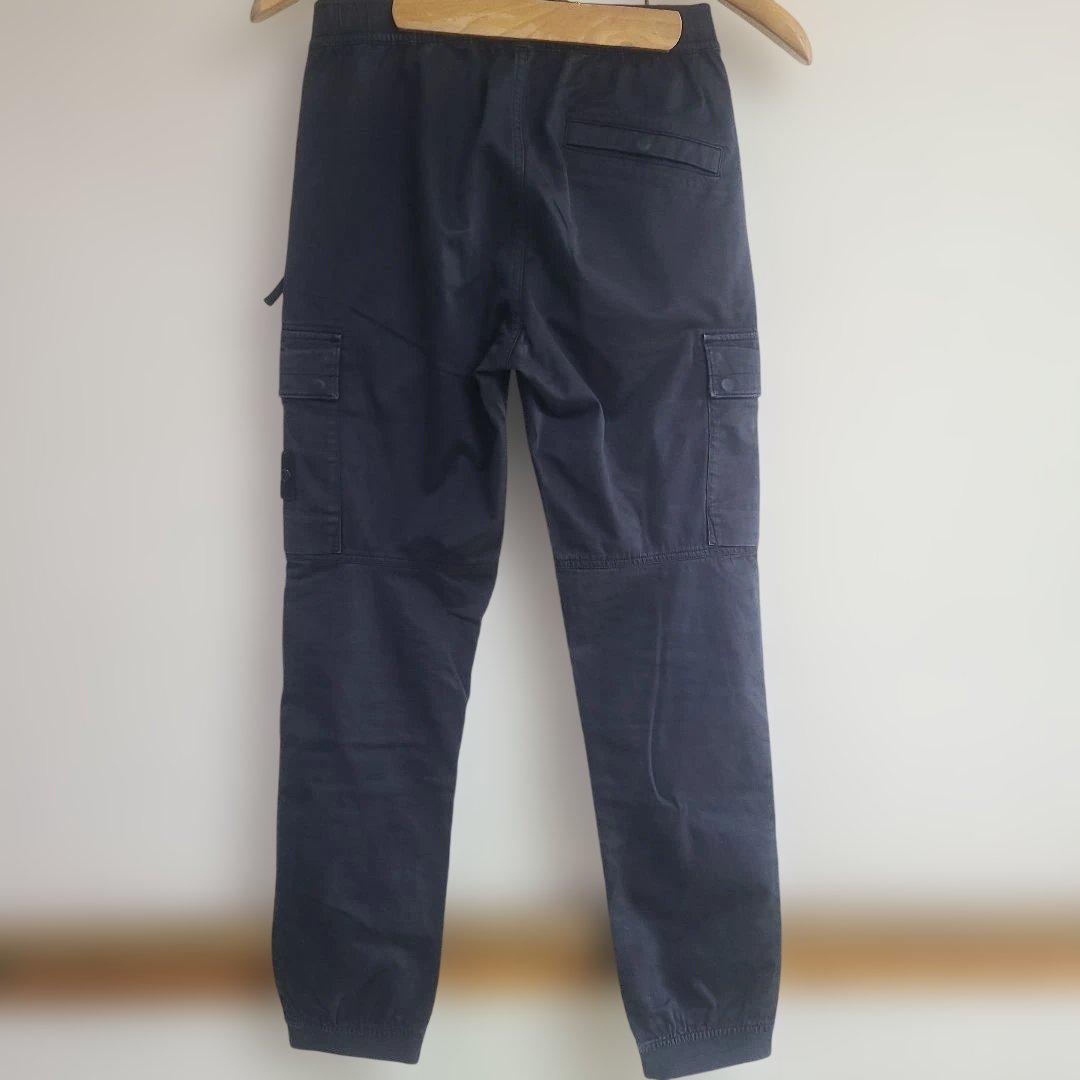 ストーンアイランド stone ブラック w29 カーゴパンツ 黒