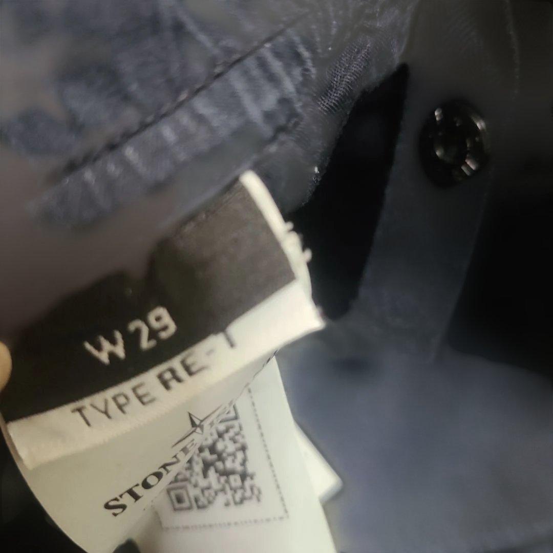 ストーンアイランド stone ブラック w29 カーゴパンツ 黒