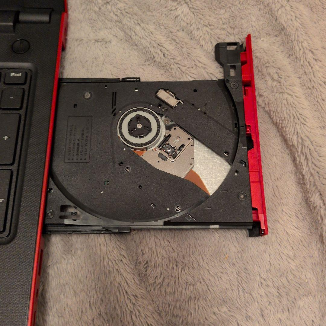 DELL Vostro 15 ノートPC レッド 4GB 純正AC付