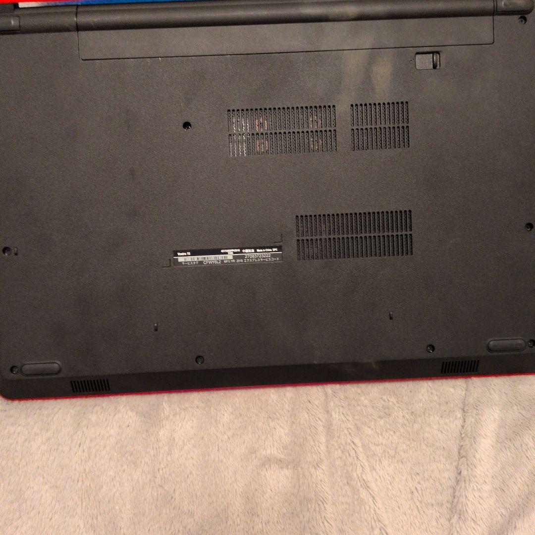 DELL Vostro 15 ノートPC レッド 4GB 純正AC付