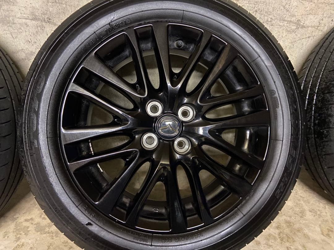 マツダ2 16インチ ブラックホイール Toyoタイヤ付き