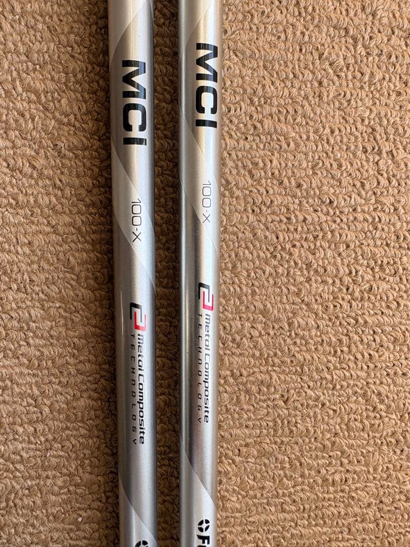 Fujikura MCI 100X UTシャフト 2本セット　テーラースリーブ