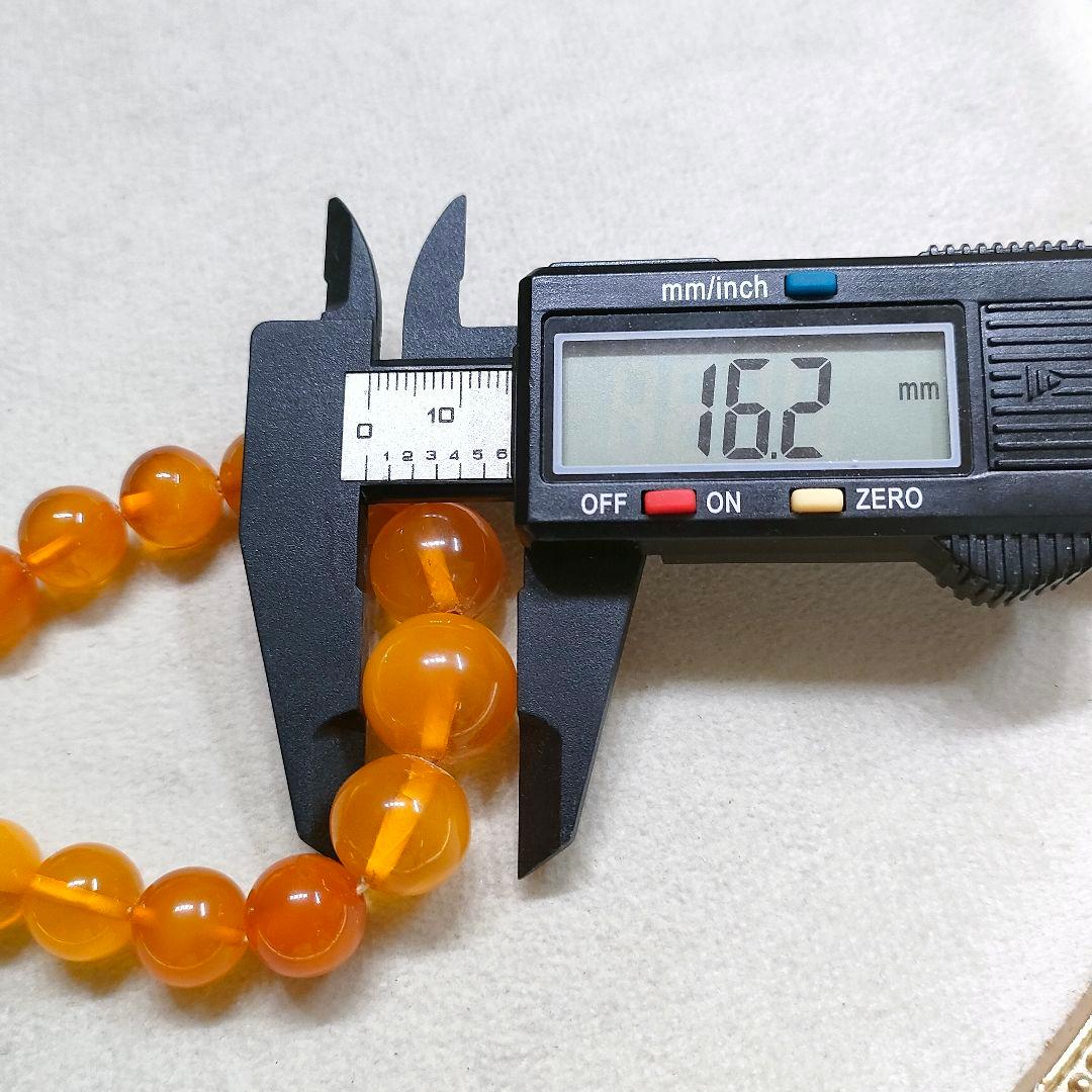 2AI59　琥珀　ネックレス