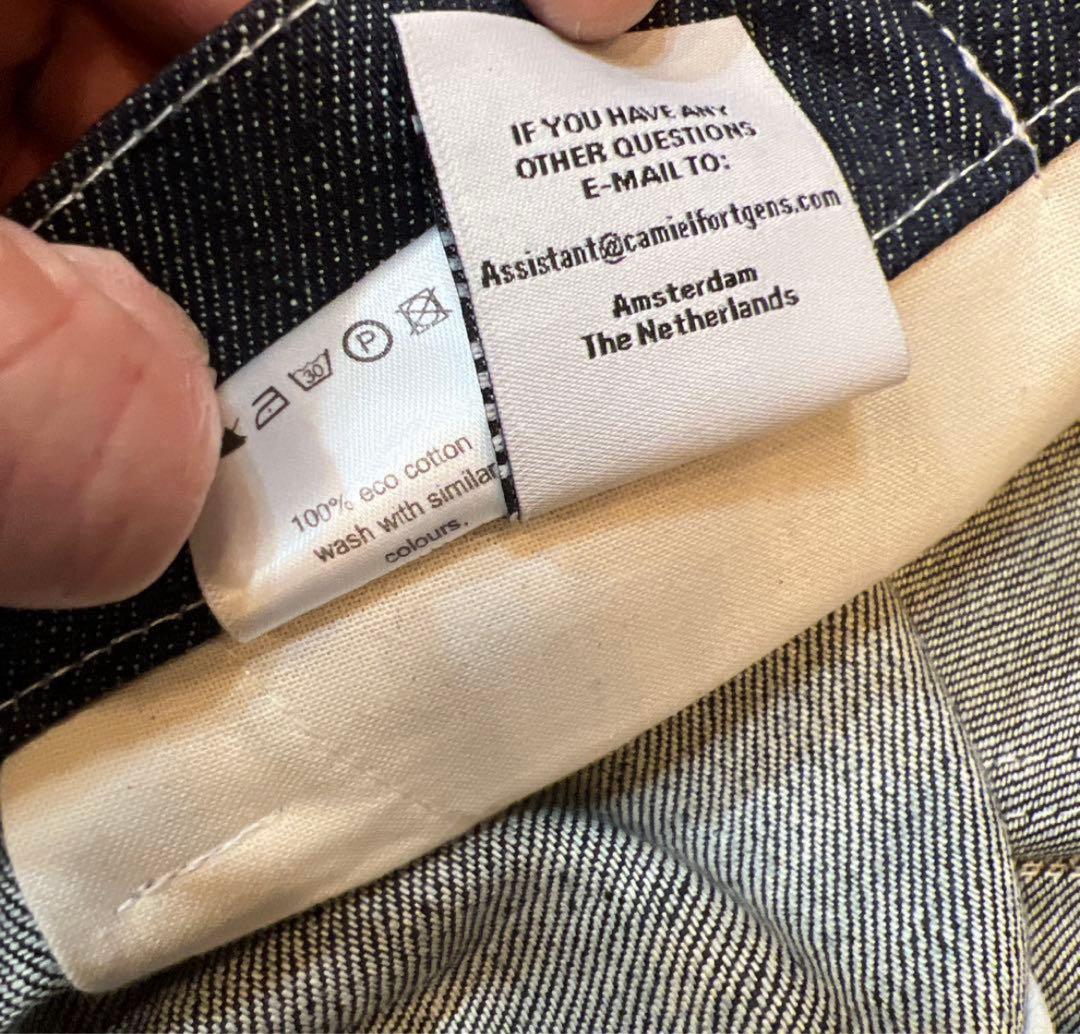 新品未使用　CAMIEL FORTGENS worker pants long