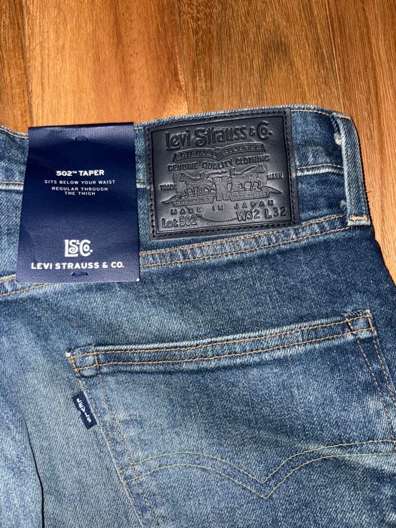 パンツ Levis 502 Taper W32 L32 bluetab