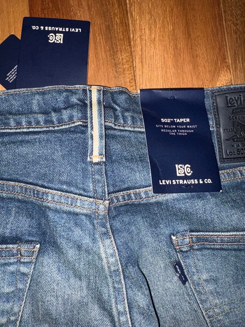 パンツ Levis 502 Taper W32 L32 bluetab