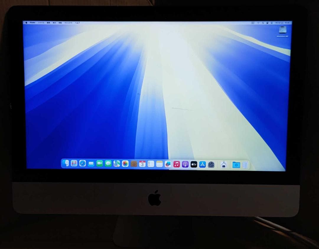 訳あり iMac 2019 3.6GHz Core i3 8GB 1TB