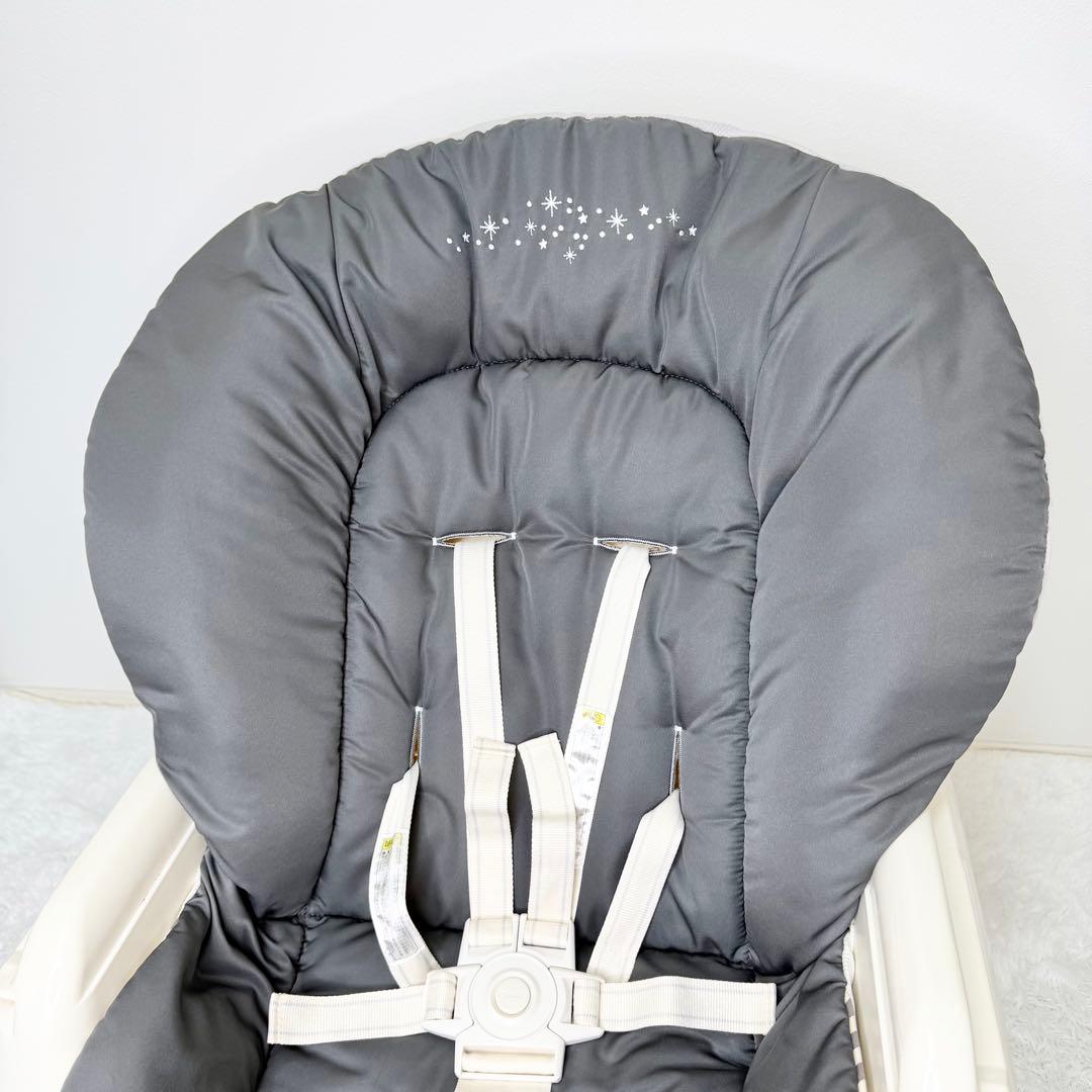 極美品 Combi ネムリラ FF ハイローチェア 手動 テーブル