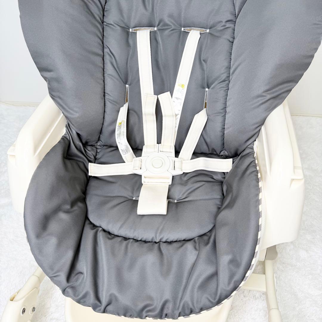 極美品 Combi ネムリラ FF ハイローチェア 手動 テーブル