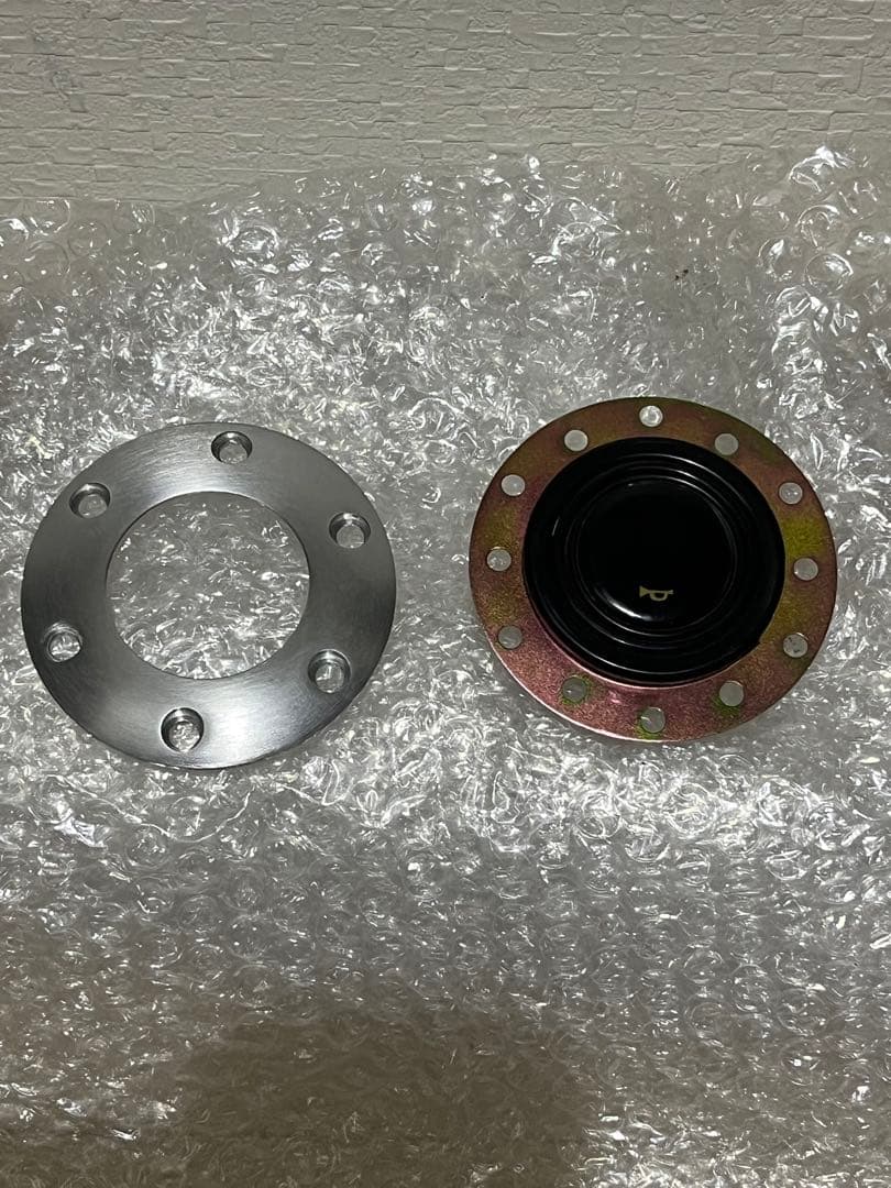 ウッドステアリング　三本スポーク