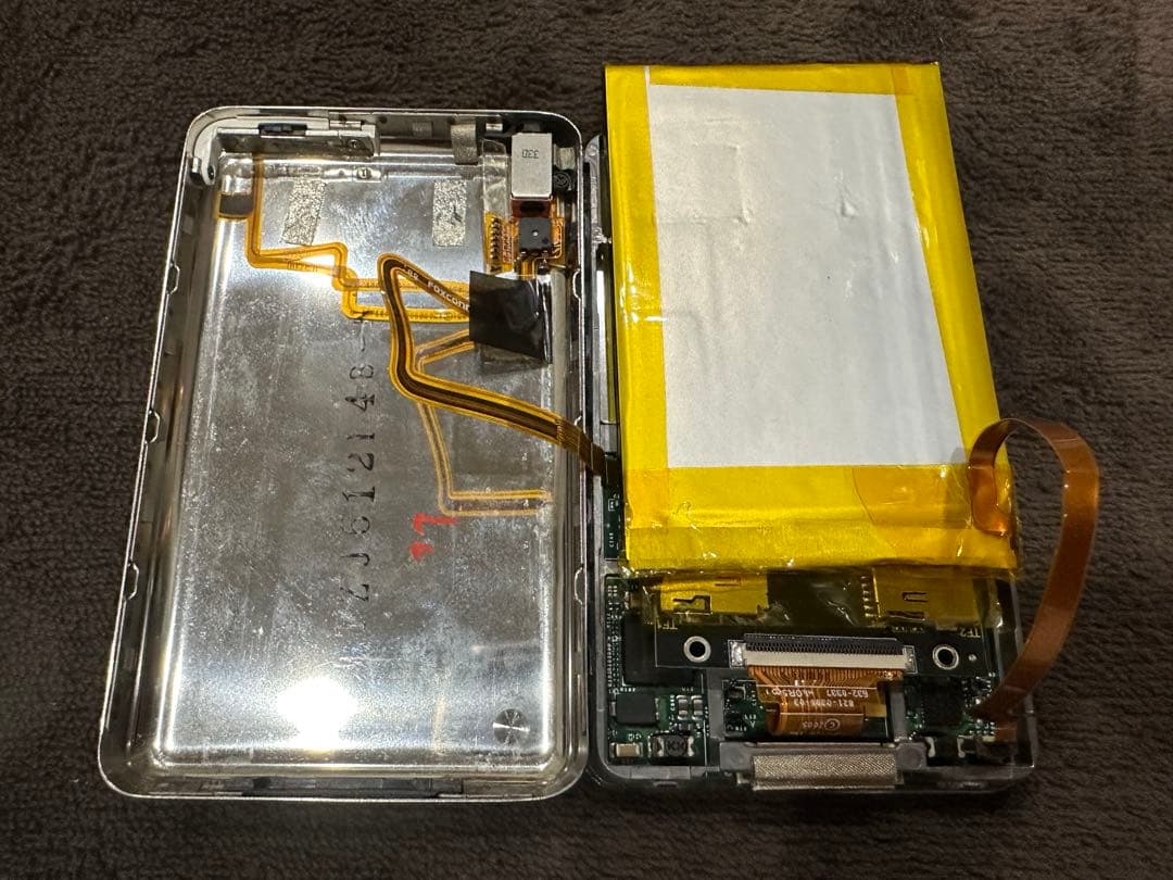 iPod classic 5.5世代　128GB sd 3000バッテリー