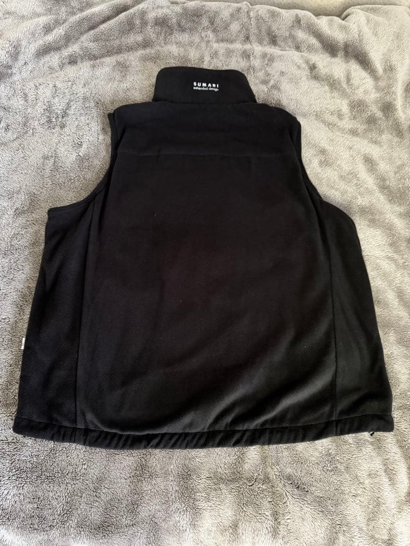 SUMARI ブラック フリースベスト&パンツ セットアップ