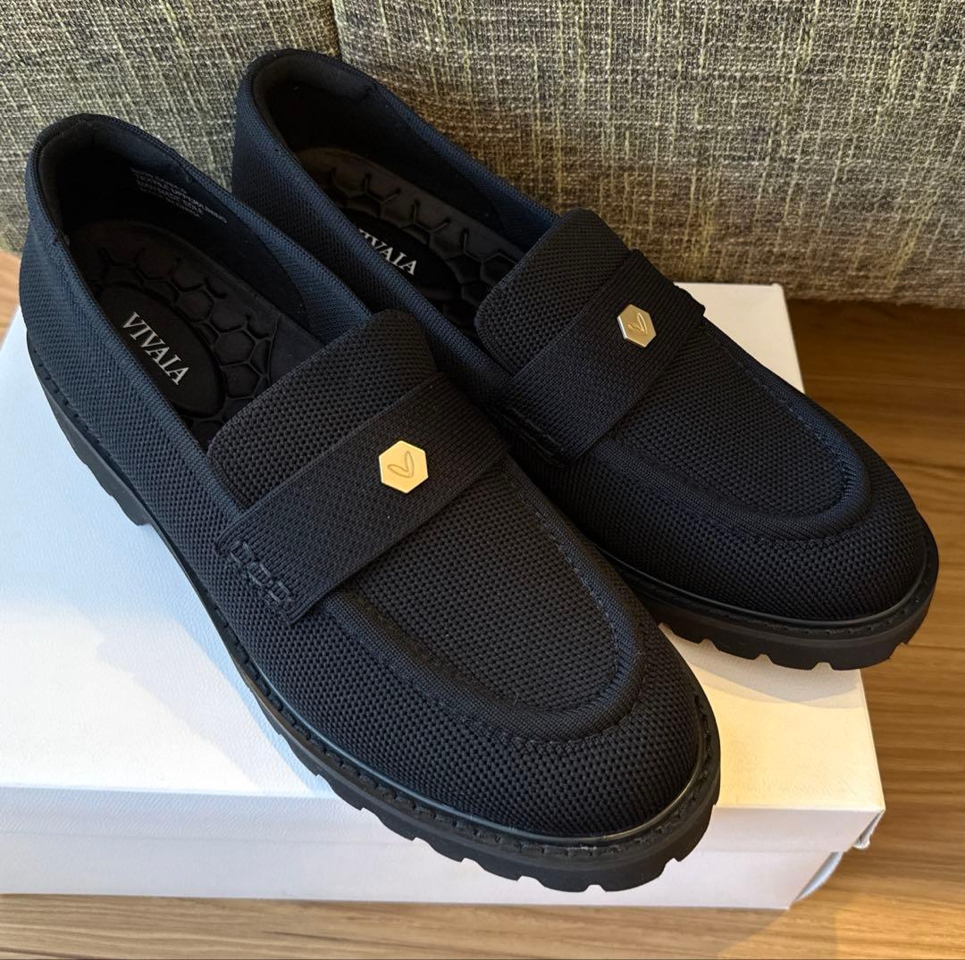 新品未使用VIVAIA ブラック ローファー39.5
