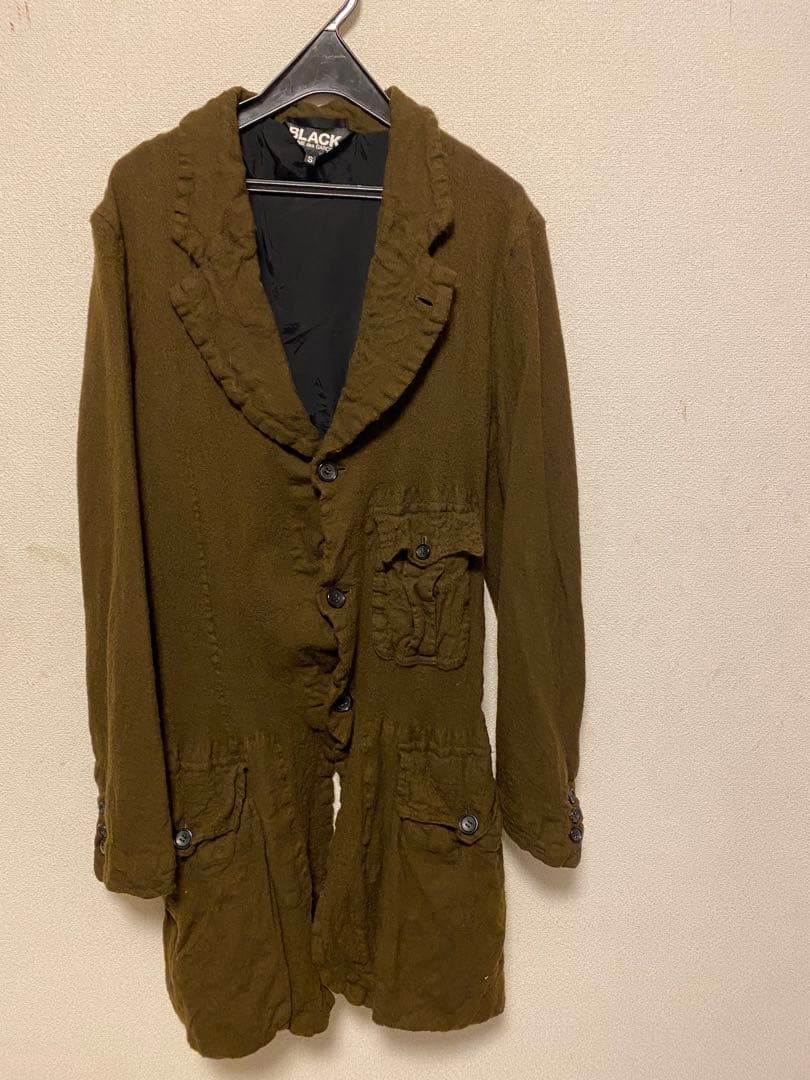 A*a様 ブラックコムデギャルソンレディースコートxs