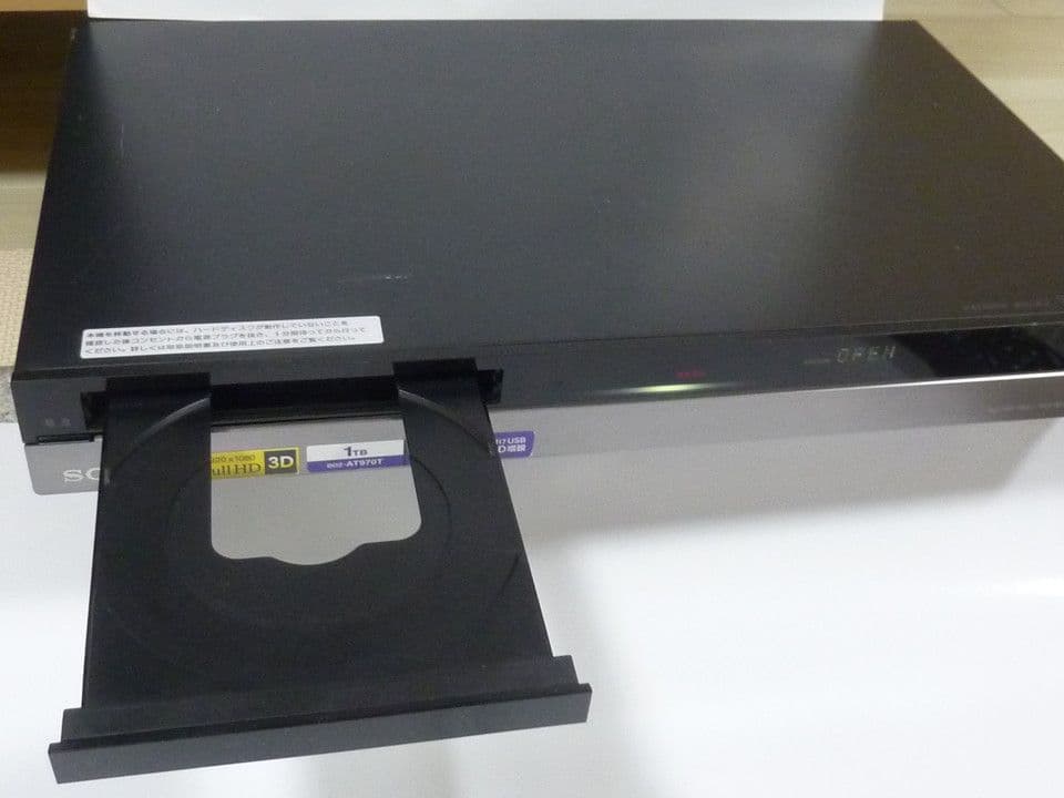 BDZ-AT970T SN-B007Jリモコン 2TB換装 ソニーブルーレイ