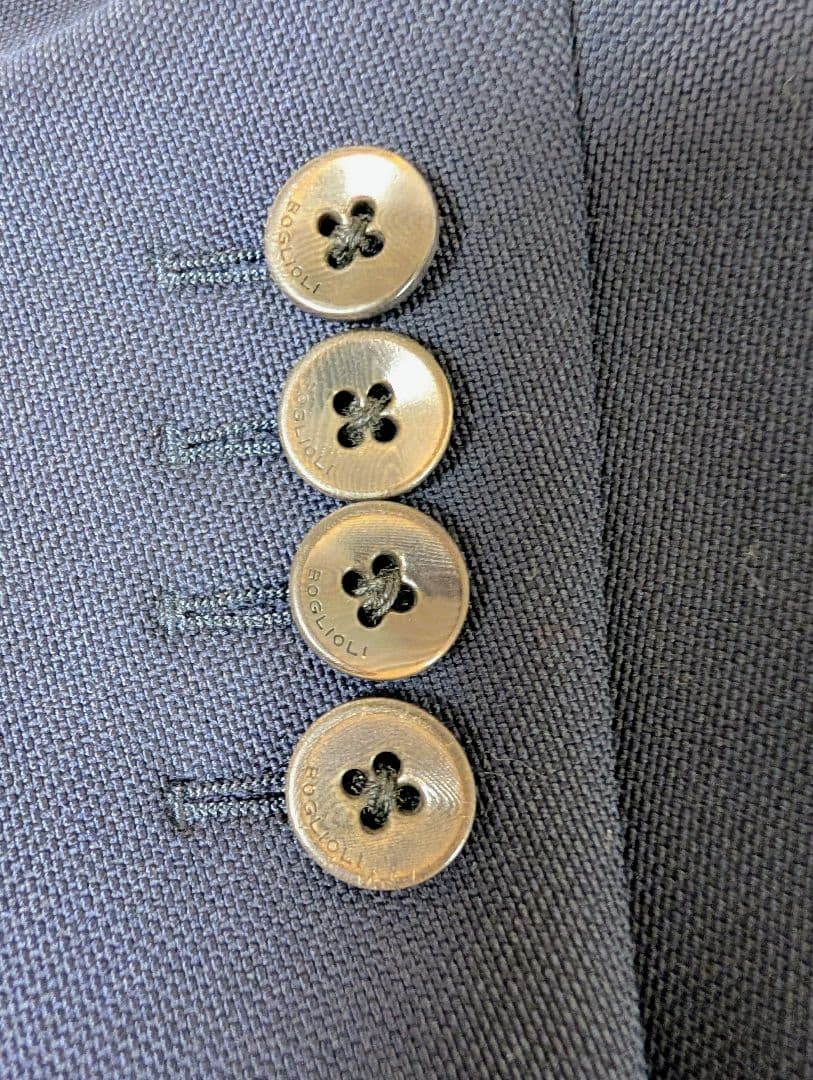 BOGLIOLI ボリオリ DOVER ホップサック ネイビー 44 美品