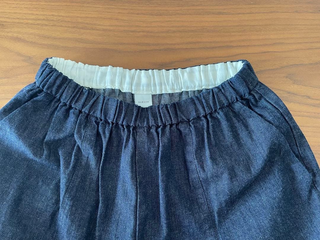 かぐれ　デニムボリュームパンツ
