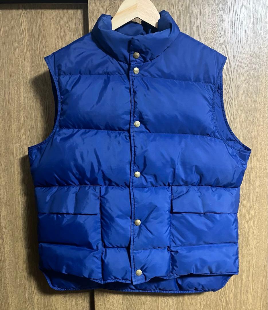 90s L.L.Bean エルエルビーン ダウンベスト ブルー