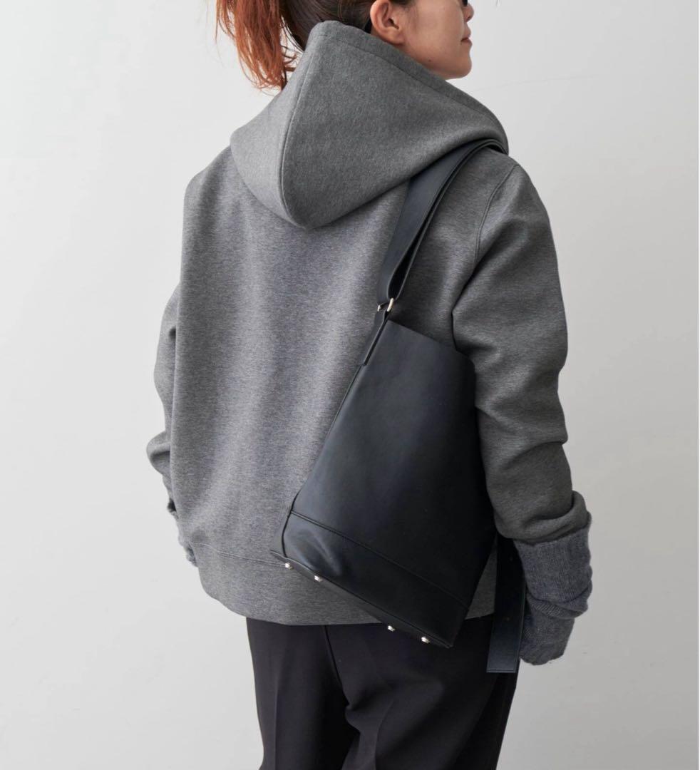 Spick and Span ストレッチジップフードパーカー＊グレー