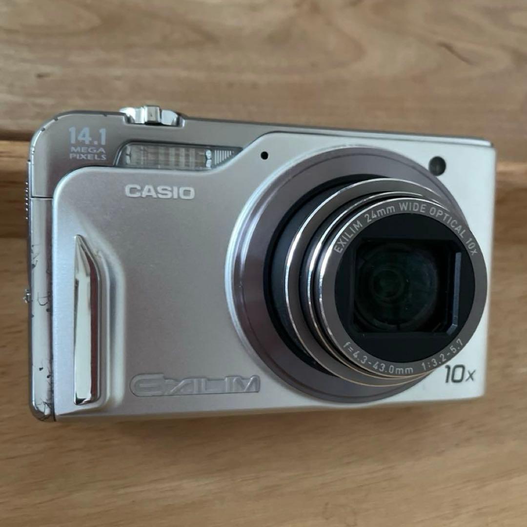 CASIO EXILIM EX–H15 コンパクトデジタルカメラ　シルバー