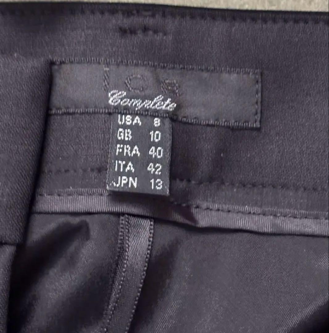 ICB クロップドパンツ ブラック系 8