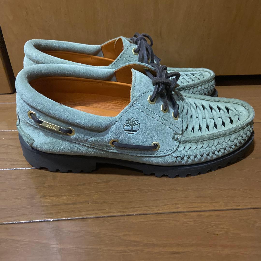 靴 END. x Timberland 3 Eye Boat Shoe 28cm