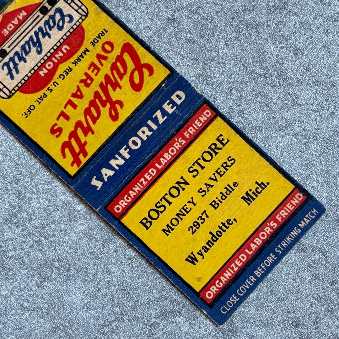 40s CARHARTT カーハート マッチブックカバー ヴィンテージ 販促