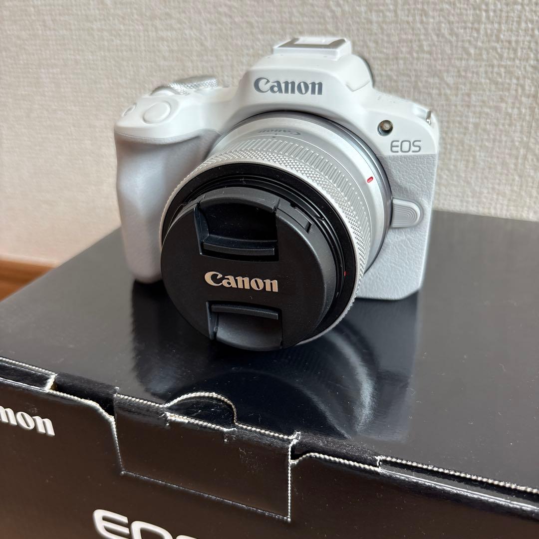 Canon EOS ホワイト ミラーレスカメラ
