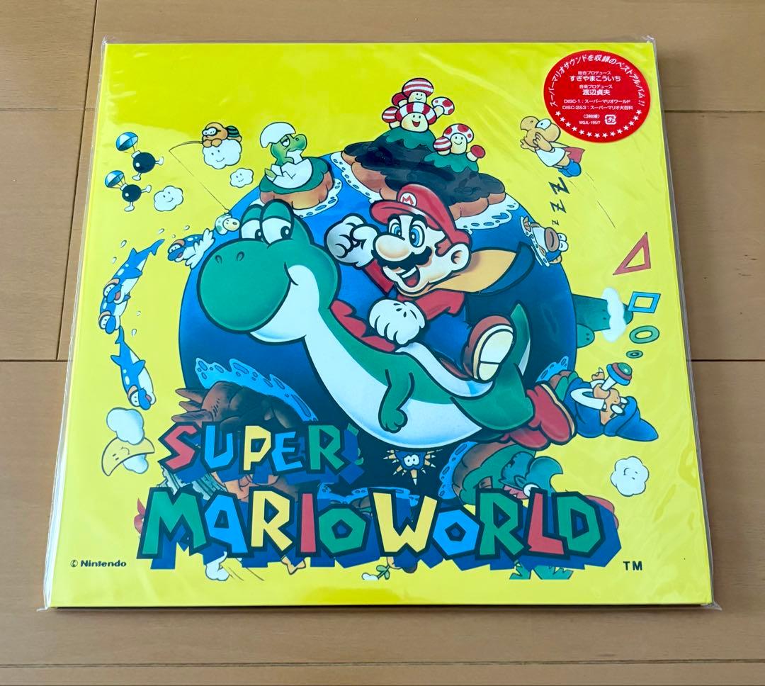スーパーマリオ ワールド サウンドトラック サントラ アナログ レコード