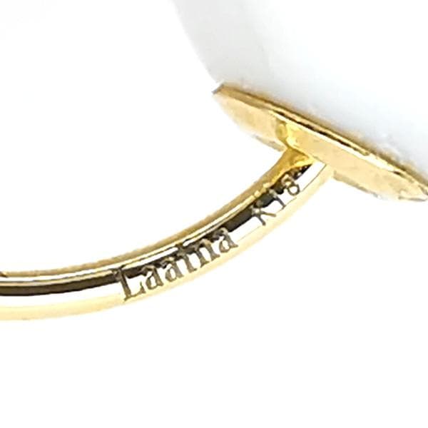 ラアイナ Laaina パール ダイヤ シングルピアス