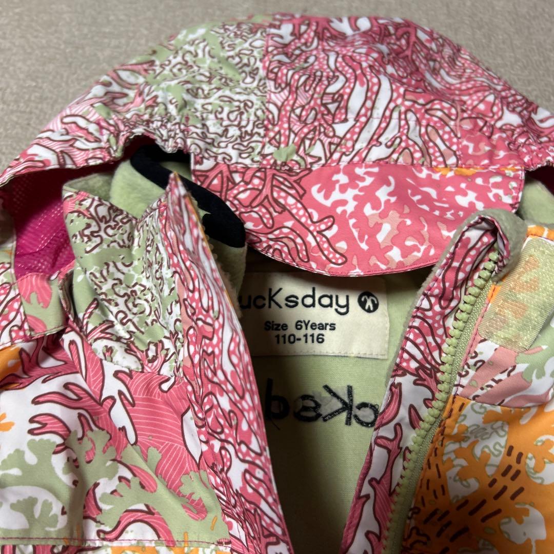 ducksday　ダックスデイ　ジュニアスキー　スノーボード　ジャケット　6y