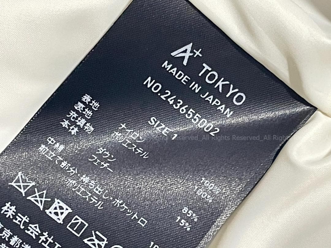 R*様 A + TOKYO エープラストウキョウ　 TOKYOパーフェクションダ