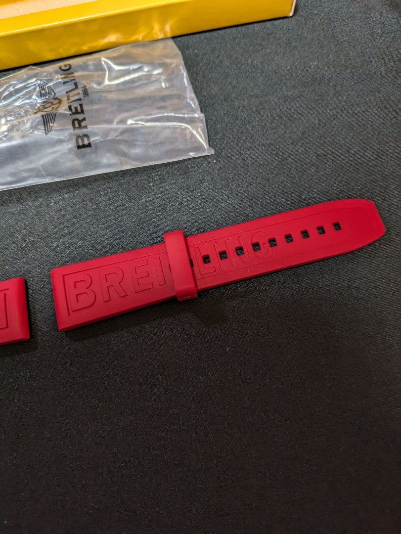 こうちゃん　新品未使用　ブライトリング　ラバーベルト