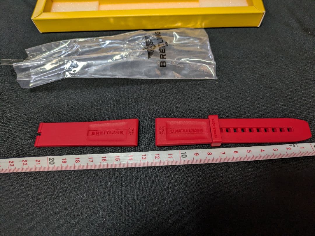 こうちゃん　新品未使用　ブライトリング　ラバーベルト