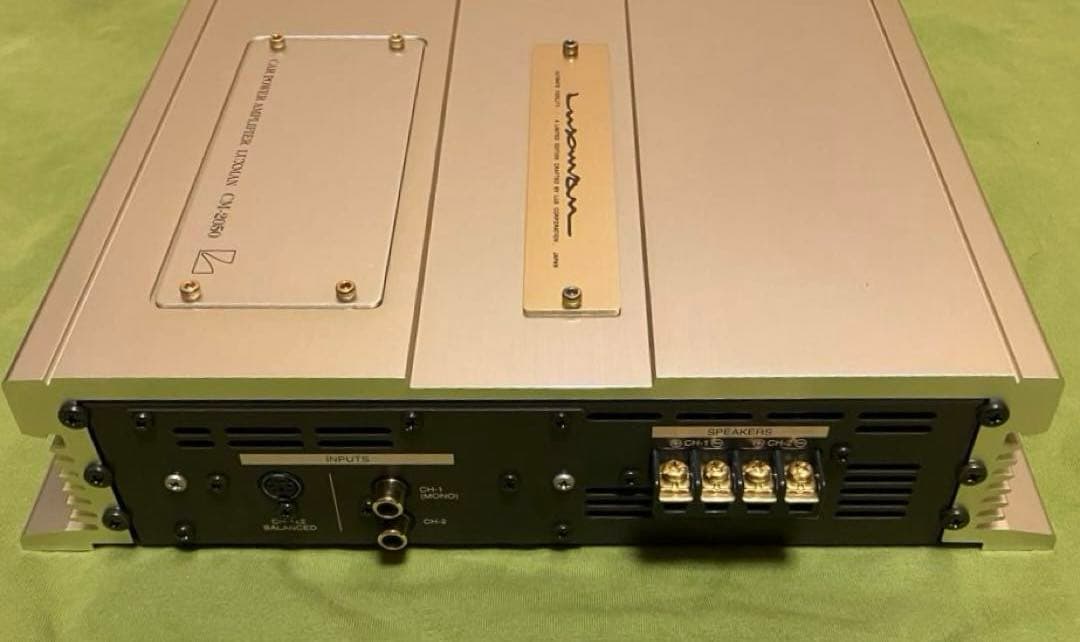 LUXMAN CM-2050 ラックスマン カーオーディオパワーアンプ②