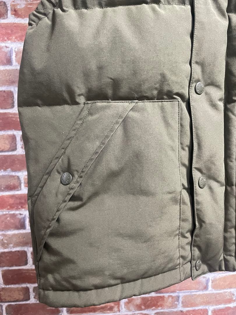 【DANTON】ダウンベスト カーキ 40サイズ