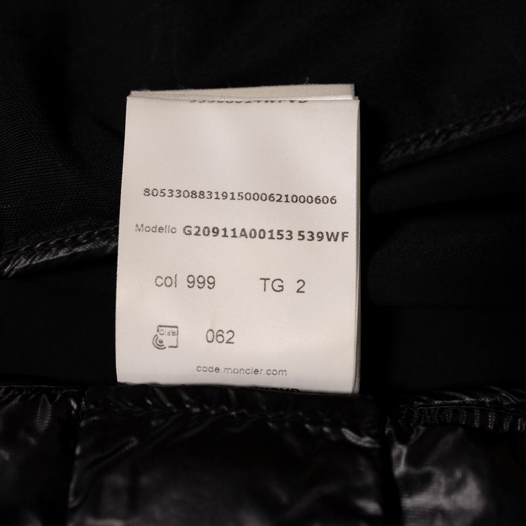 MONCLER モンクレール ブラック ダウンベスト サイズ2 国内正規品