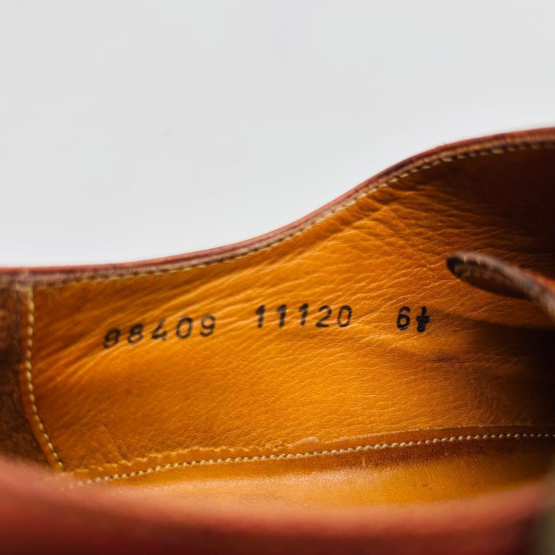 ジャランスリウァヤ ストレートチップ 25cm ブラウン 内羽根 革靴