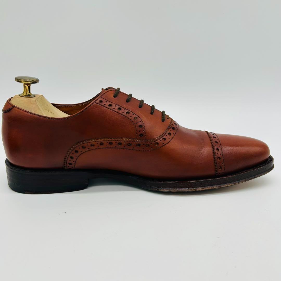 ジャランスリウァヤ ストレートチップ 25cm ブラウン 内羽根 革靴