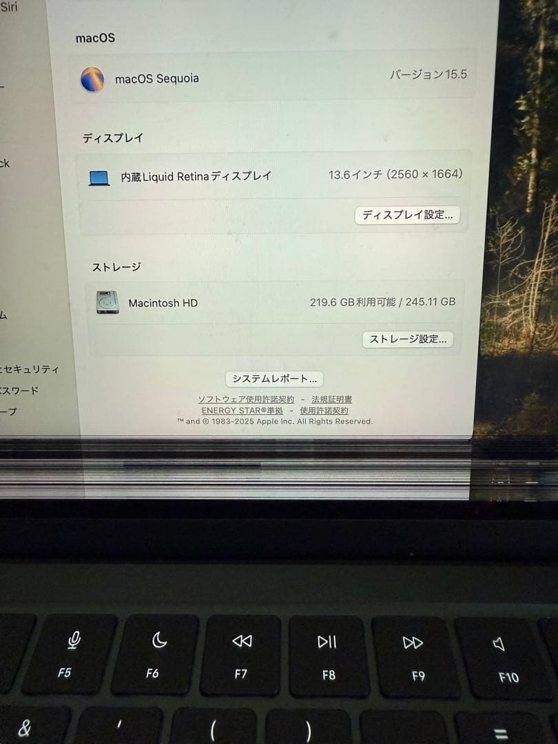 MacBook 13インチ 画面故障 外部モニター必須 現状渡し