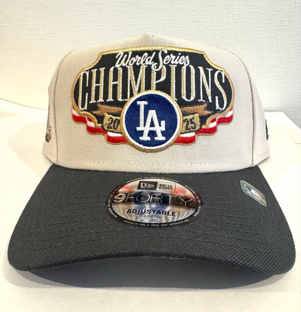 ドジャース 2025 MLB ワールドシリーズチャンピオンキャップ/ショッパー付