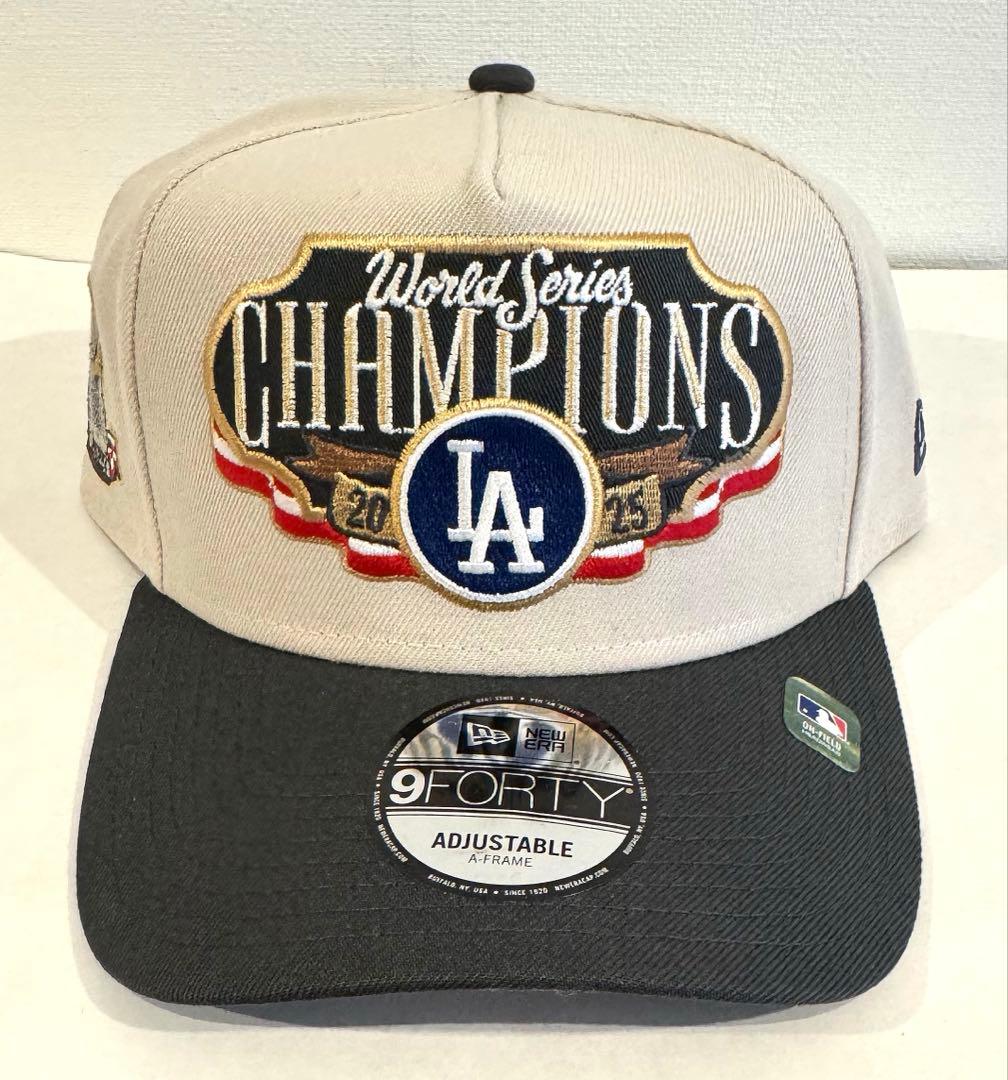 ドジャース 2025 MLB ワールドシリーズチャンピオンキャップ/ショッパー付