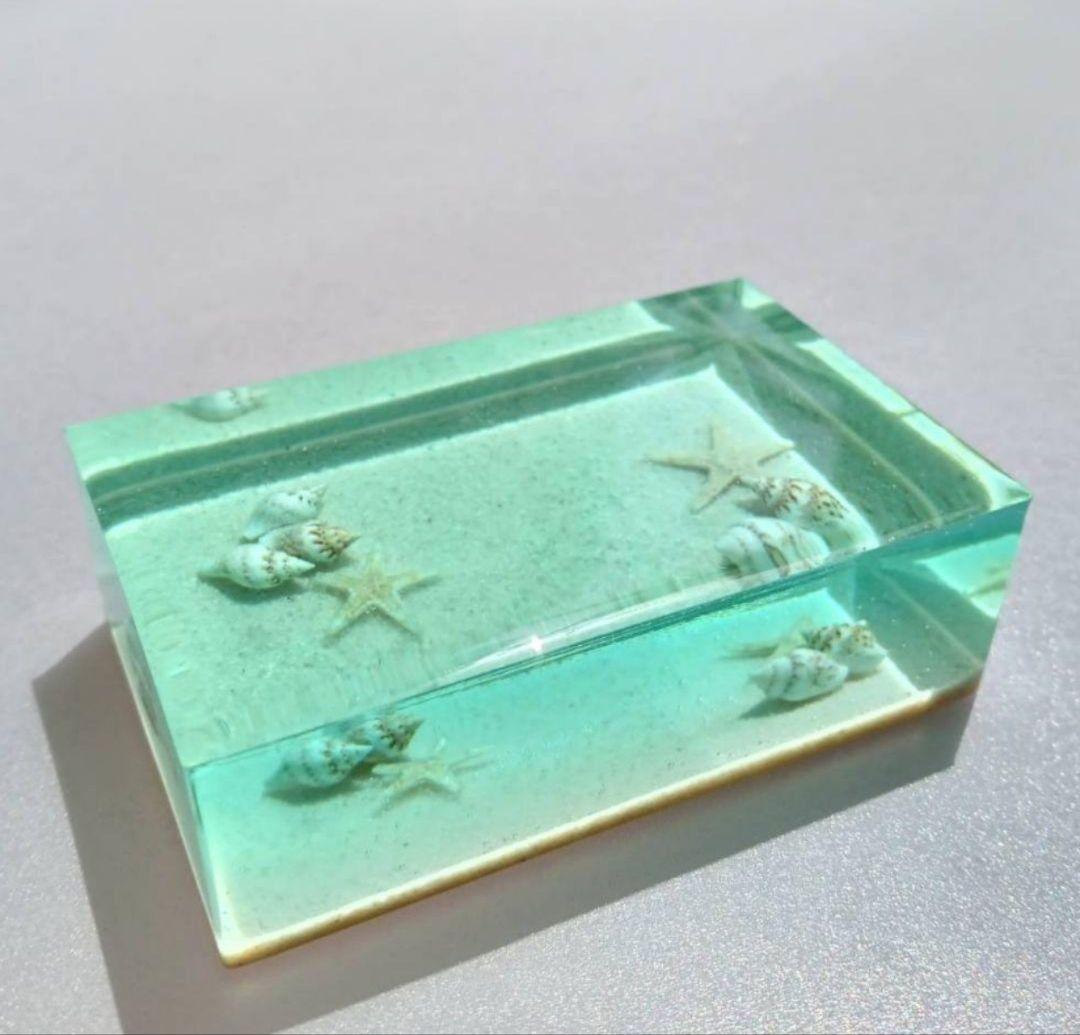 【 リリィ 】エポキシレジン オーシャンアート レジンアート