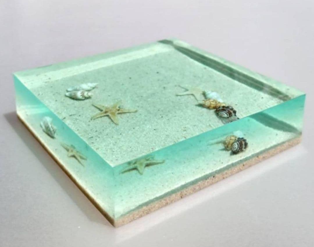 【 リリィ 】エポキシレジン オーシャンアート レジンアート