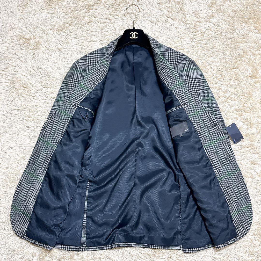 未使用・タグ付✨モアレス　テーラードジャケット　グレンチェック　ビームスデザイン